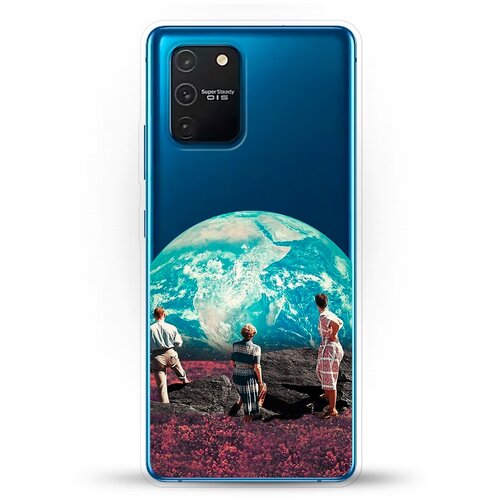 фото Силиконовый чехол вид на землю на samsung galaxy s10 lite andy & paul