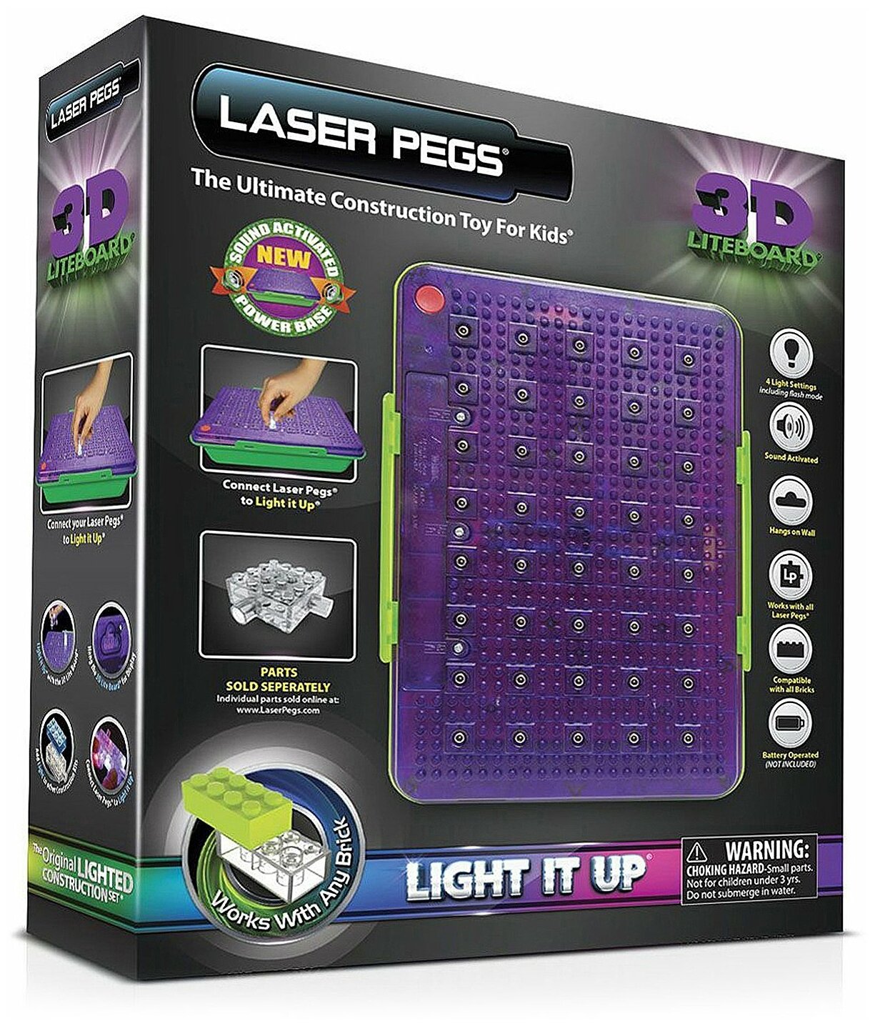 Конструктор "Laser Pegs"3D Световая панель - фото №1