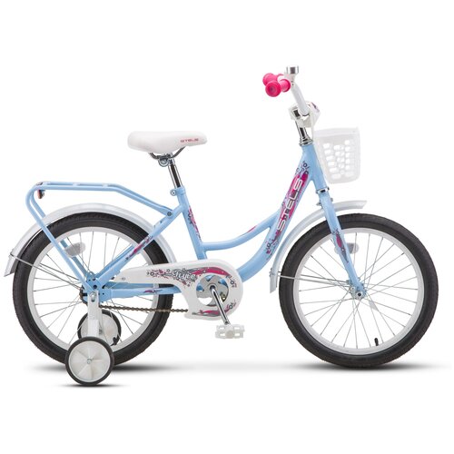 фото Детский велосипед stels flyte lady 18 z011 (2021) голубой 12" (требует финальной сборки)
