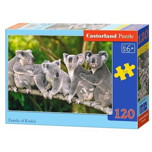 Пазл Castorland Family of Koalas (B-13289), 120 дет. пазл castorland alien spaceship b 13272 120 дет