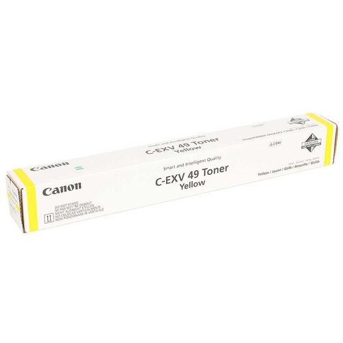 Картридж Canon C-EXV49 Y (8527B002), 19000 стр, желтый оригинальный тонер картридж canon 046h желтый экономичный желтый yellow