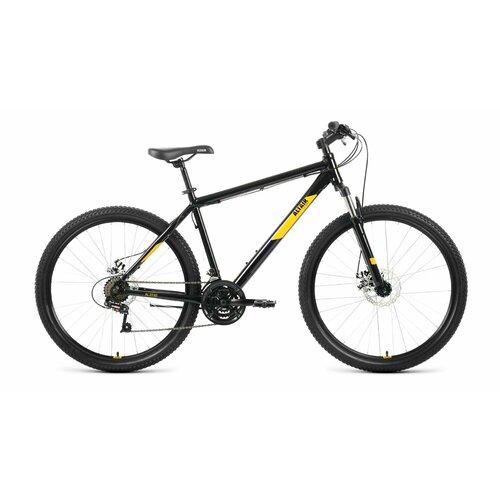Велосипед ALTAIR 27,5 D (2022) (Велосипед AL 27,5 D (27,5 21 ск. рост. 19) 2022, черный/оранжевый, RBK22AL27234) велосипед altair 27 5 d 2022 велосипед al 27 5 d 27 5 21 ск рост 15 2022 серый черный rbk22al27225