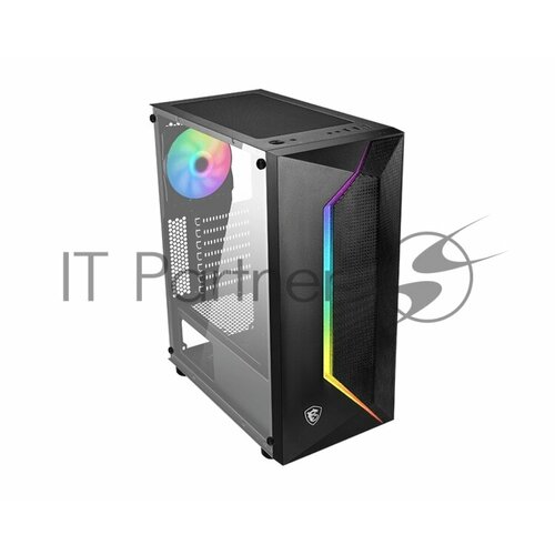 Корпус MSI MAG VAMPIRIC 100R / mid-tower, ATX, tempered glass / 1x120mm ARGB & 1x120mm system fans i