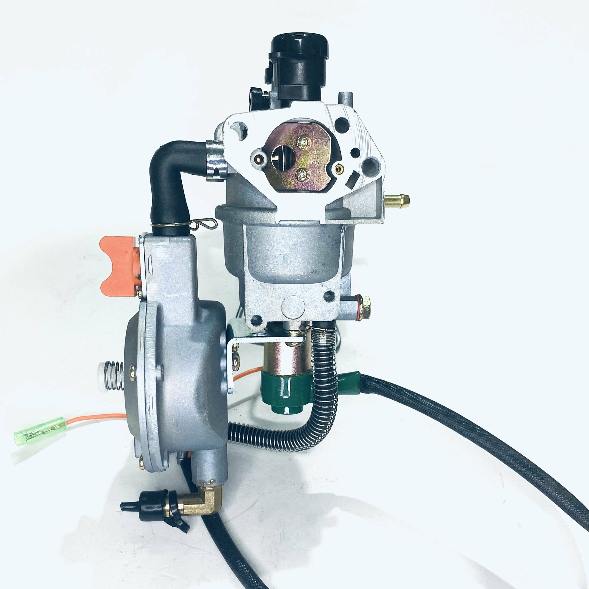 Карбюратор двухтопливный (газ-бензин) для генератора 5.0-6.5 кВт 188F/190F с электроклапаном - фотография № 6