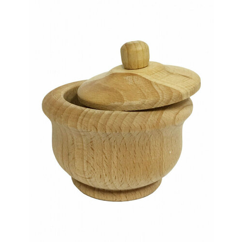 Солонка деревянная Dommix бук, малая, 5,5*7 см 150 мл