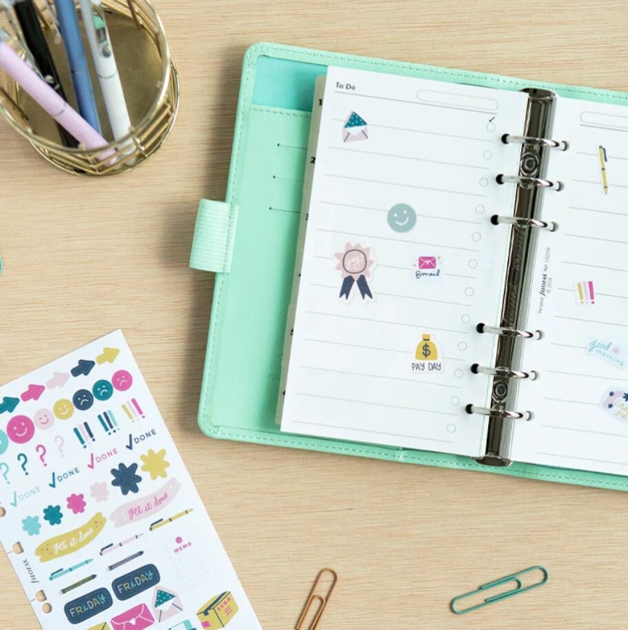 Набор стикеров FILOFAX Everyday Study&Work для органайзеров, блокнотов, клипбуков 6 шт