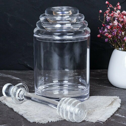 Банка для меда 320 мл с ложкой 775₽