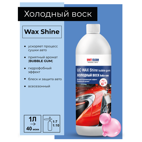 Воск для автомобиля 1 л Unit Clean 427₽
