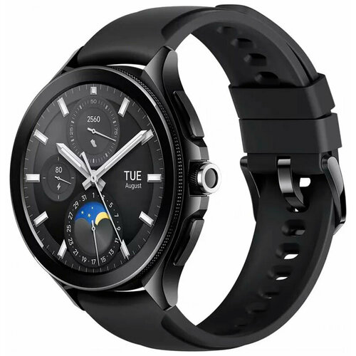 Смарт-часы Xiaomi Watch 2 Pro 4G LTE черный корпус с черным каучуковым ремешком BHR7208GL 21599₽