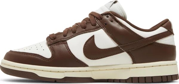 Кроссовки NIKE Dunk Low Cacao Wow Wmns, полнота D, размер 41EU, коричневый — фото 1