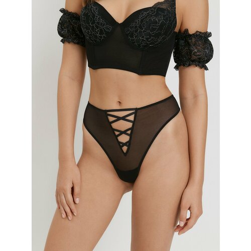фото Трусы infinity lingerie, размер xl, черный
