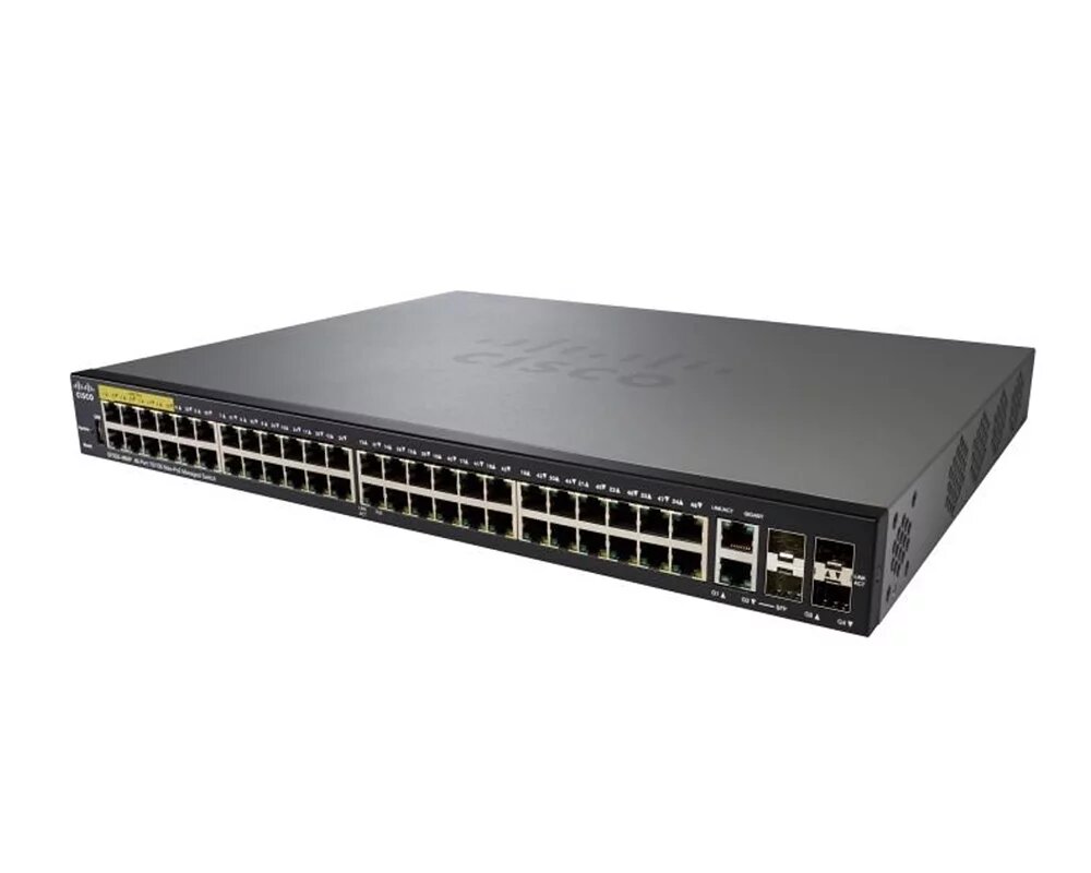 Коммутатор Cisco SF350-48-K9-EU 48х100 мбит/с 2хКомбо SFP 1Гбит/с