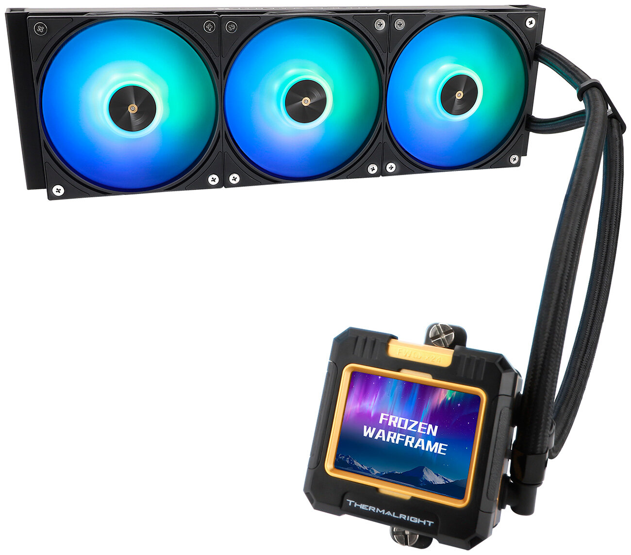 СЖО для процессоров Thermalright Frozen Warframe 360 Black ARGB (F-WFRAME-360-BL-ARGB) — фото 1
