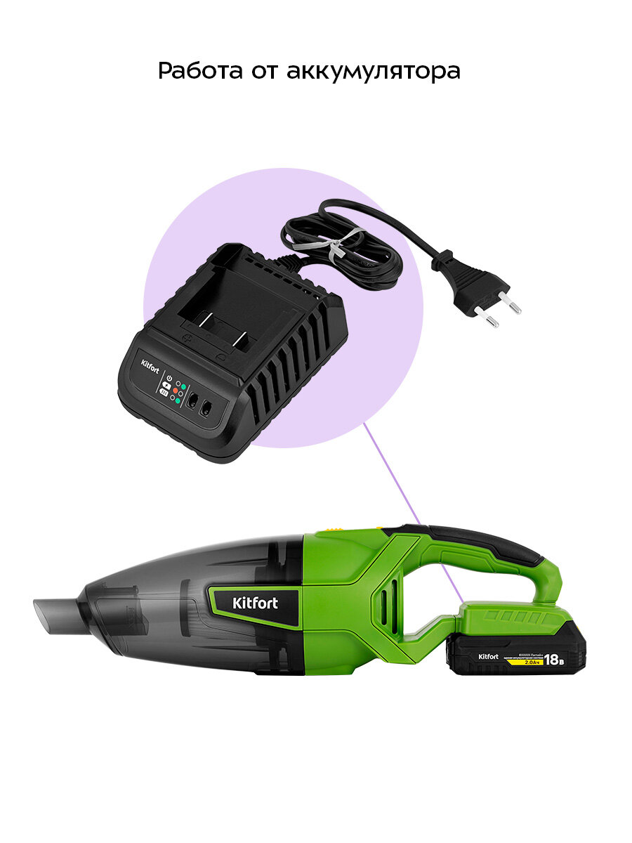 Ручной пылесос Kitfort КТ-5294 — фото 1