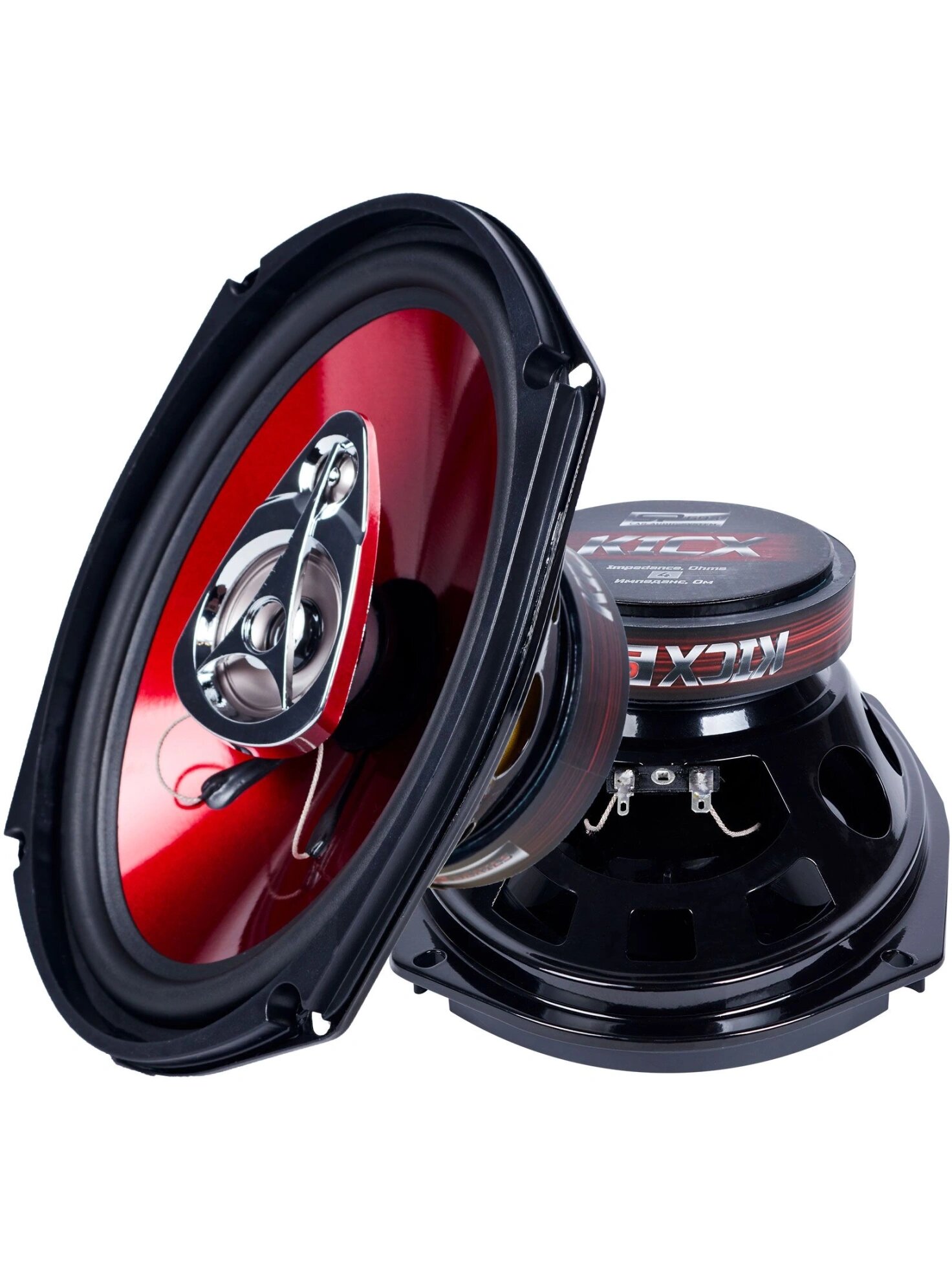 Автомобильные колонки Kicx SP 693, 16x23 см (6x9 дюйм.), 200Вт (2012638)