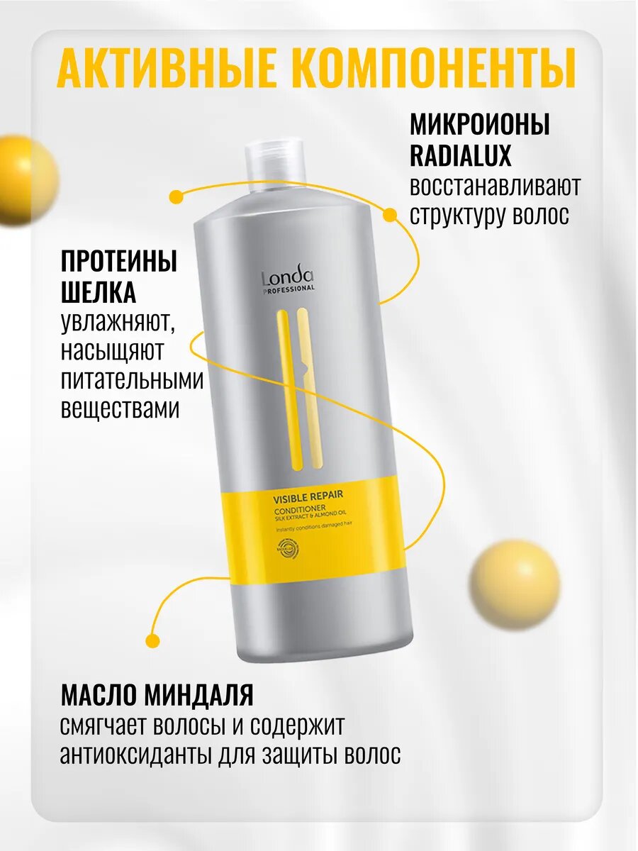 Изображение Кондиционер для поврежденных волос Londa Professional Visible Repair 1000 мл