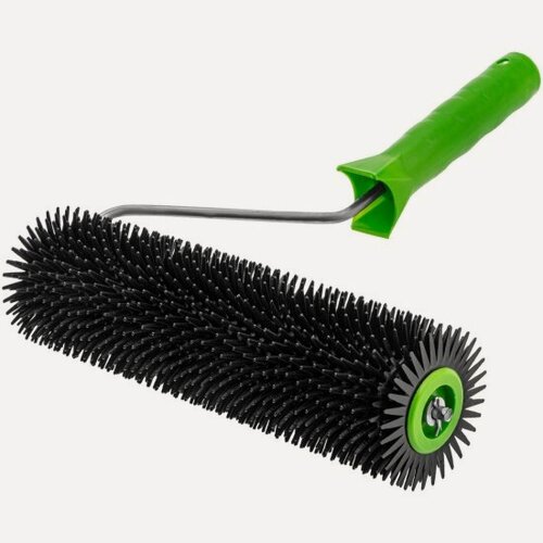 Изображение товара Валик Сибртех игольчатый для наливных полов с ручкой, острая игла, 240 мм, , 81110