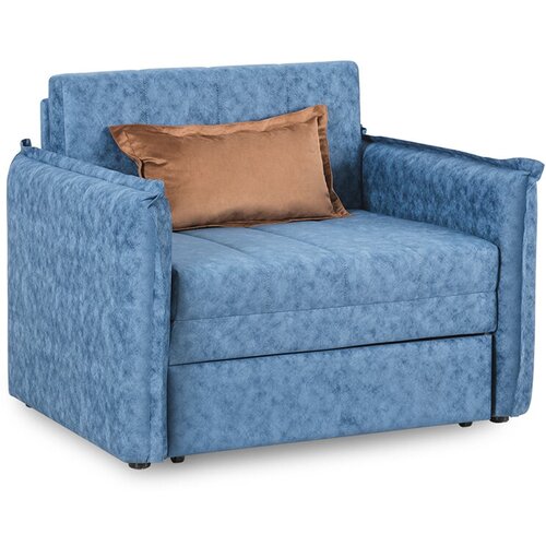 Кресло Нижегородмебель и К Виола выкатное светло-синее 108х83х83 см