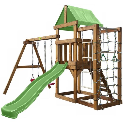 Детская деревянная игровая площадка Babygarden Play10, размер 3.4 x 3.8м, высота 2,5м