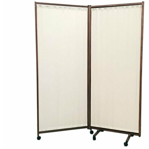 Ширма перегородка 2-секционная Рукомфорт бежевая