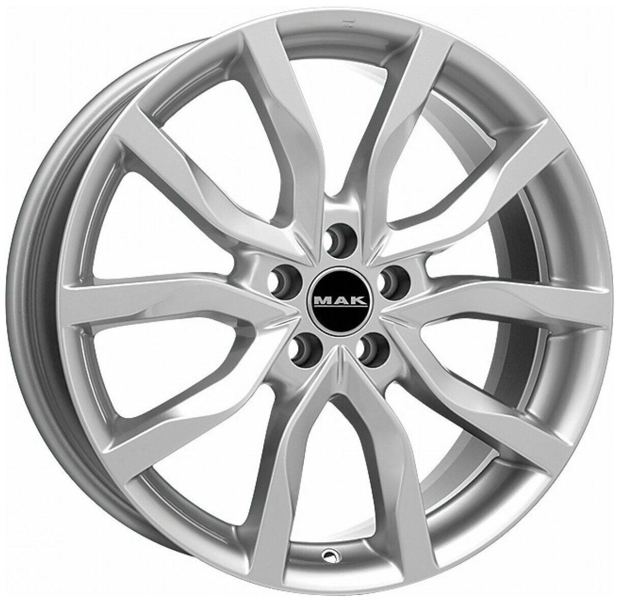 MAK F9521HISI49IRR R21 5x120 9,5J ET49 D72,6 MAK Highlands Silver