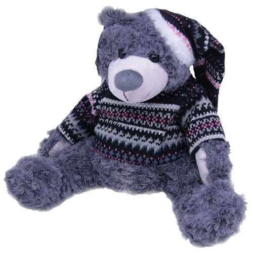 фото Мягкая игрушка magic bear toys мишка кейн в шапке и свитере 20 см