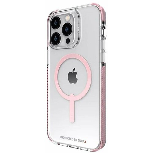 Чехол для смартфона противоударный с MagSafe ZAGG Santa Cruz Snap MagSafe Anti-microbial Protection Case для iPhone 14 Plus 6.7 - Розовый