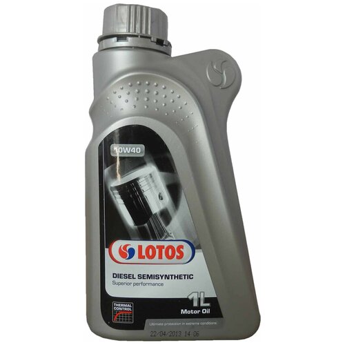 Полусинтетическое моторное масло LOTOS Diesel Semisynthetic 10W-40, 1 л