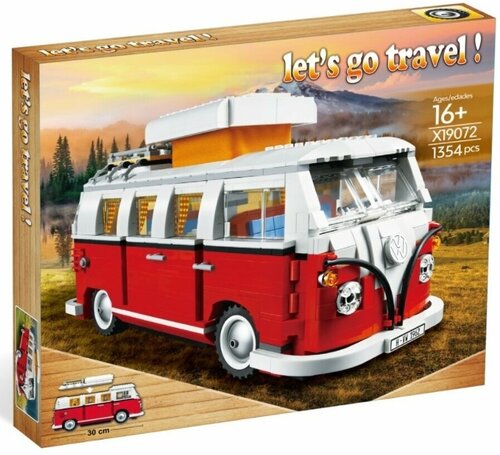 Конструктор Volkswagen T1 Camper Van 1354 деталей 19072