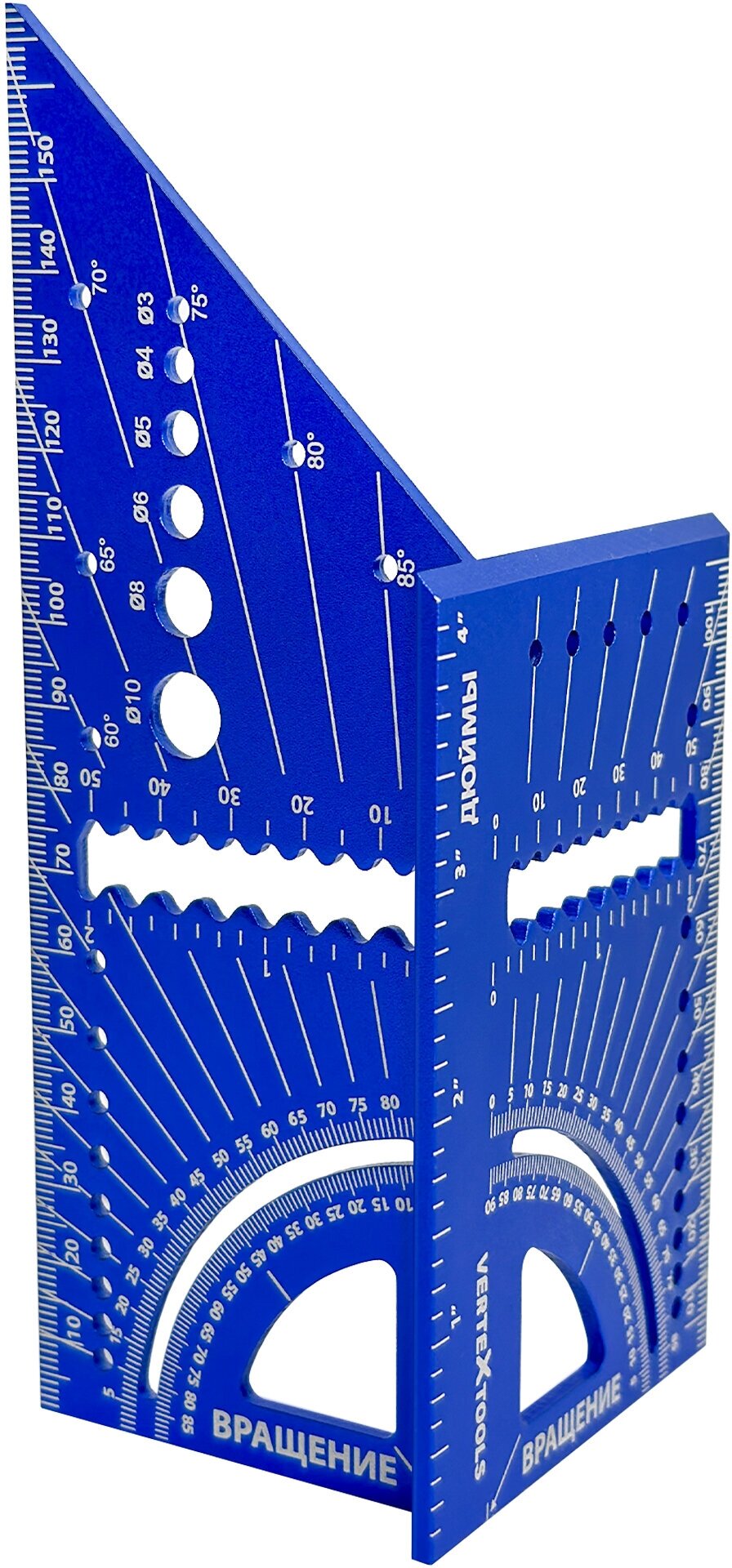 Угольник разметочный многофункциональный 7в1 VertexTools