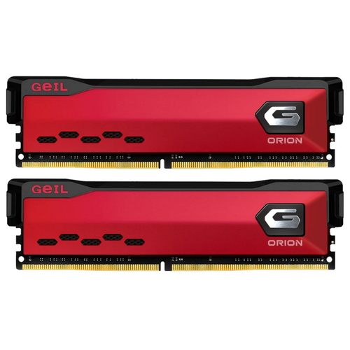 Модуль памяти DIMM 32Gb 2х16Gb DDR4 PC25600 3200MHz Geil Orion Red (GOR432GB3200C16BDC)