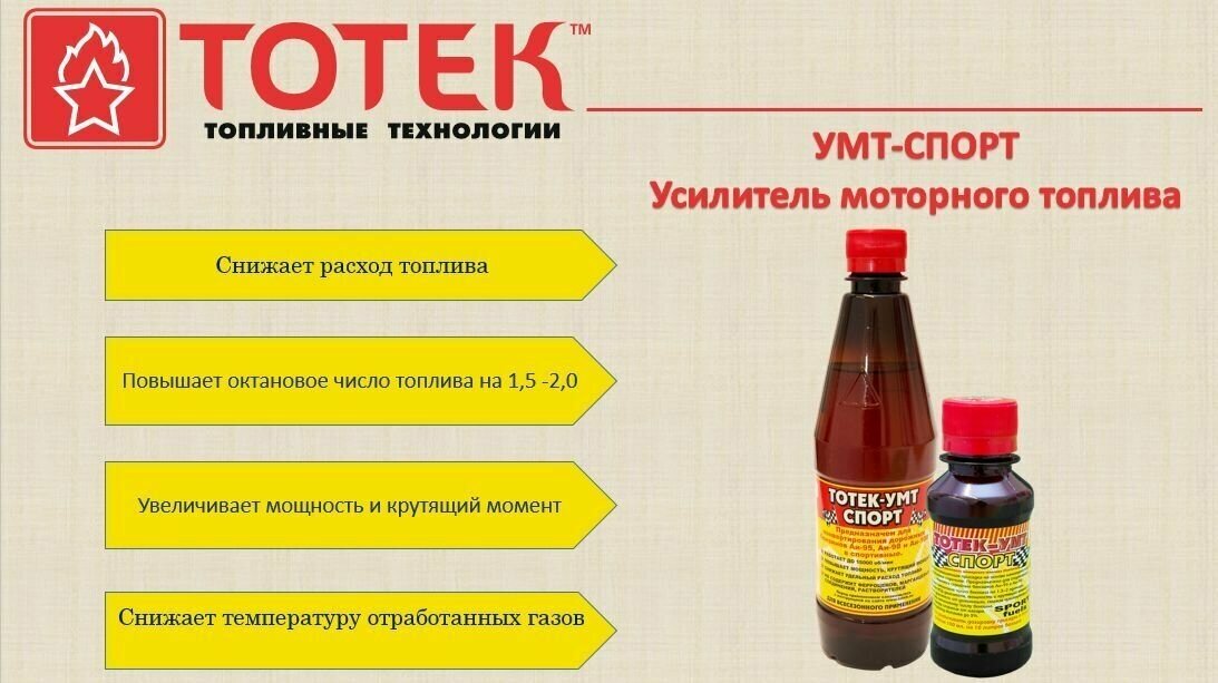 Умт-спорт Усилитель моторного топлива