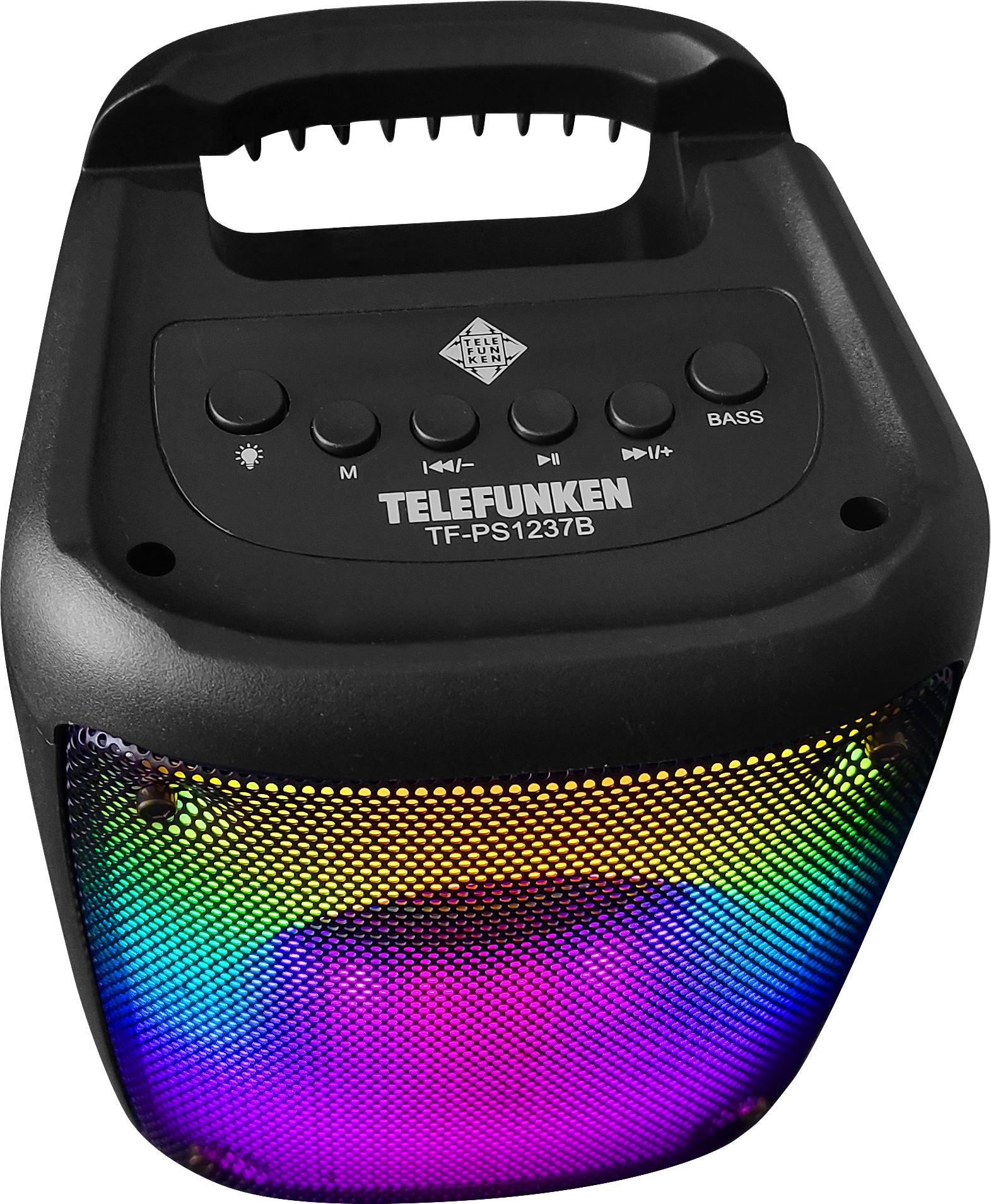 Портативная аудиосистема Telefunken TF-PS1237B черная - фото №3