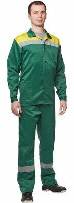 Костюм летний Механик/л02-КБР кур/бр зел/желт 68-70/170- 523708