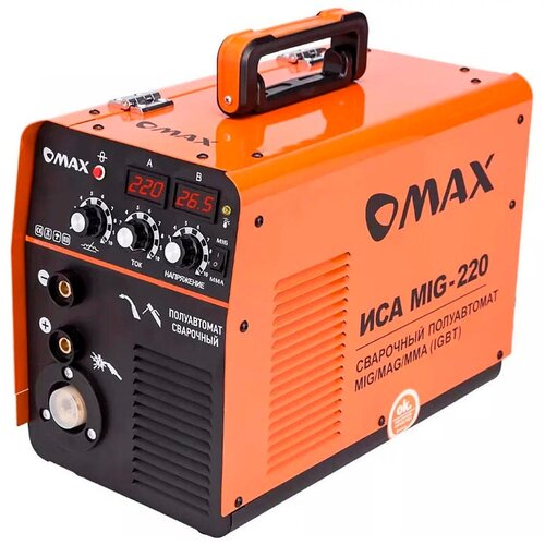 Сварочный полуавтомат ИСА MIG-220 OMAX (MIG/MAG/MMA)