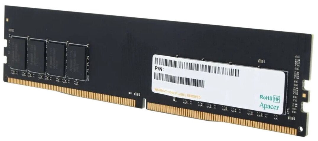 Apacer DDR4 DIMM 4GB EL.04G2V. KNH PC4-21300, 2666MHz