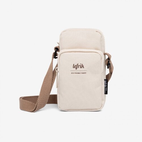 фото Сумка слинг lefrik повседневная, синтетический материал, желтый