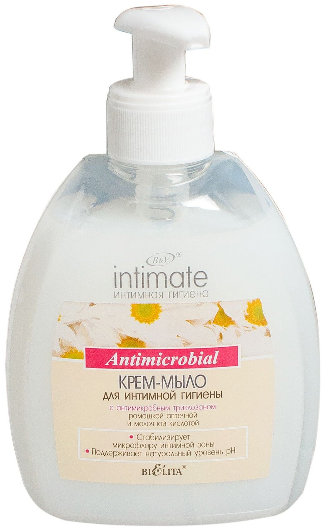 Белита Мыло для интимной гигиены INTIMATE антимикробное действие 300 мл