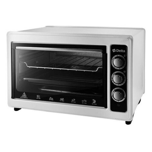 Эл духовка DELTA с термостатом D-0124 белая с ТЭНом повыш мощн1300 Вт 37л гриль 954000₽
