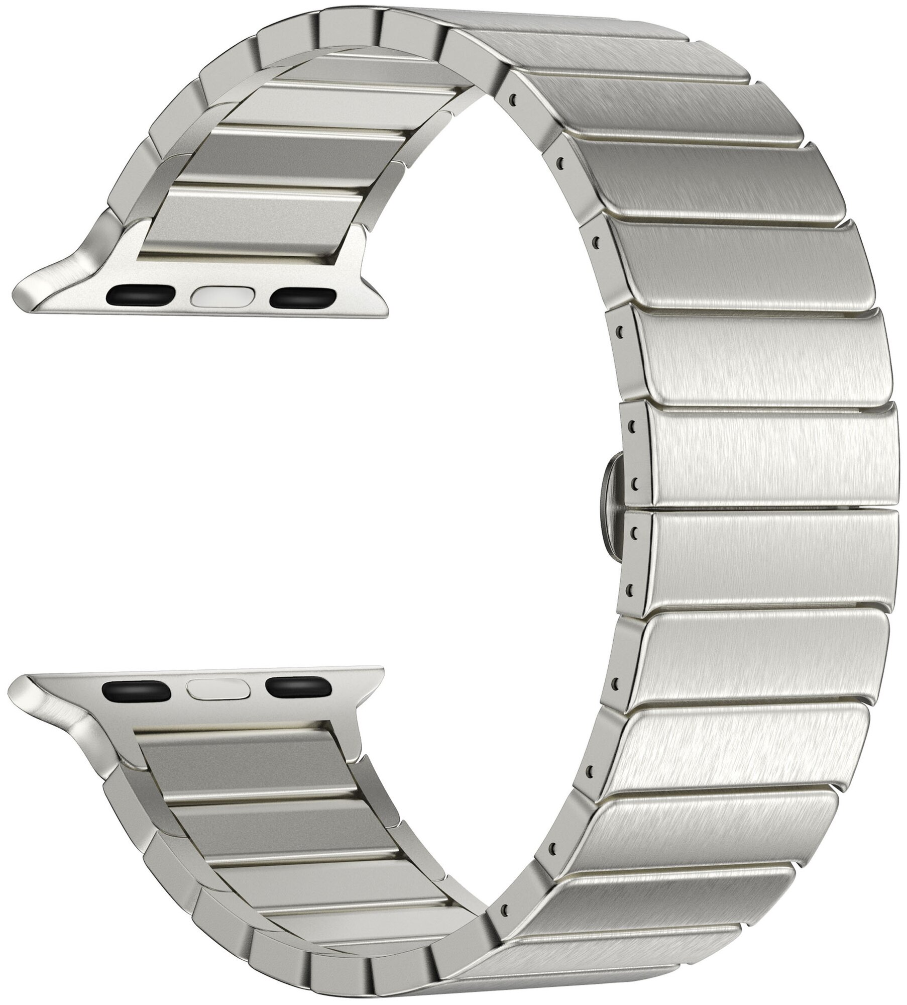 Ремешок Lyambda Canopus для Apple Watch Series 3/4/5 серебристый (DS-APG-05-40-SL) Noname - фото №1