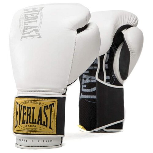 фото Перчатки тренировочные everlast 1910 classic 14oz бел.