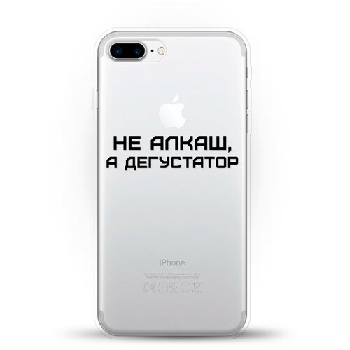 фото Силиконовый чехол дегустатор на apple iphone 8 plus andy & paul