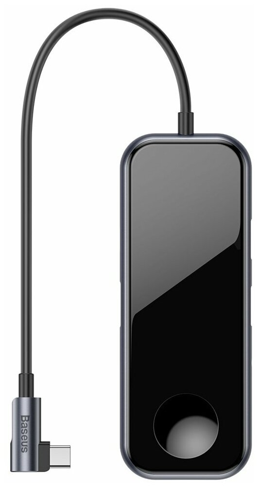 USB-концентратор  Baseus Mirror Series Multifunctional HUB (CAHUB-AZ0G), разъемов: 3, черный
