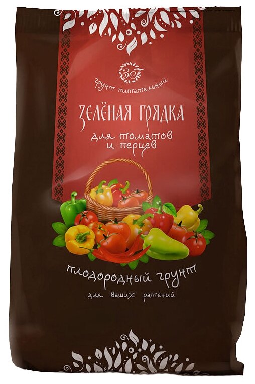 фото Грунт Зеленая Грядка питательный для томатов и перцев