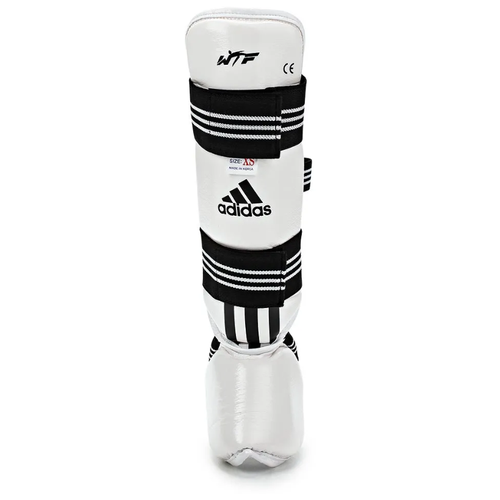 Шингарды adidas, ADITSP02, M, белый/черный защита стопы для тхэквондо wtf foot socks белая xs