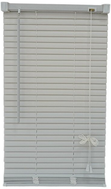 Жалюзи горизонтальные ugo loks пвх 40x180см белые 25мм, арт.w40pvc