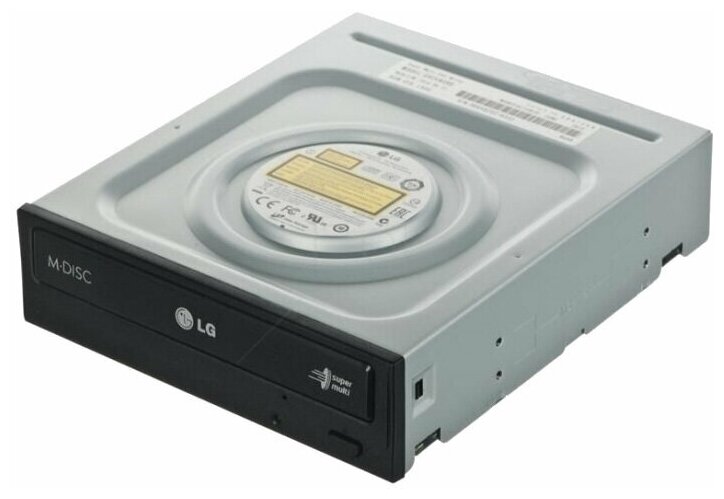 DVD привод внутренний, оптический, DVD-RW LG GH24NSC0 черный (oem-версия)