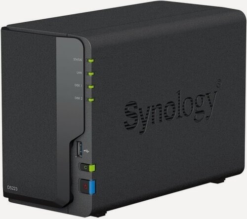 Изображение товара Сетевой накопитель Synology DS223 без HDD