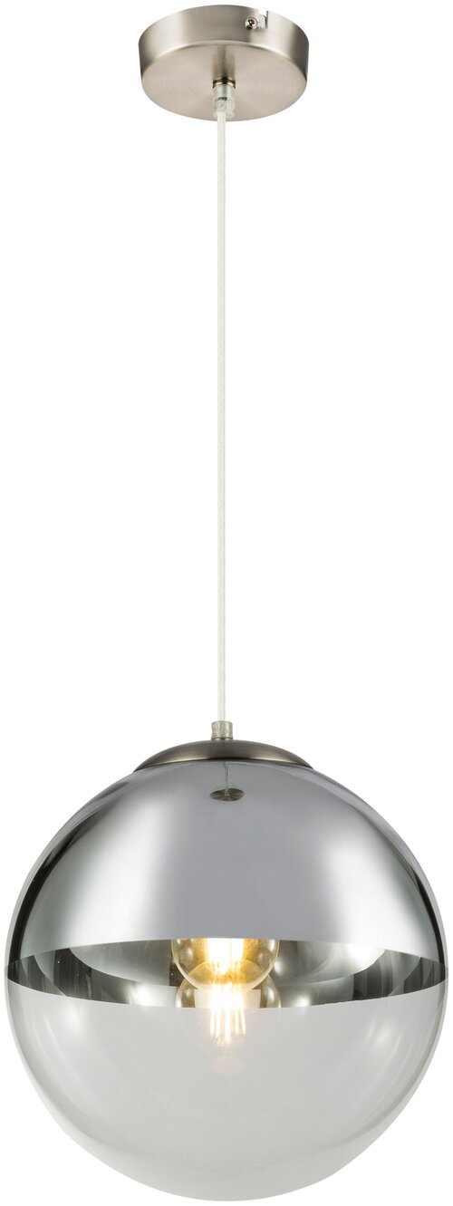 Светильник Globo Lighting Varus 15853, E27, 40 Вт, кол-во ламп: 1 шт., цвет: никель