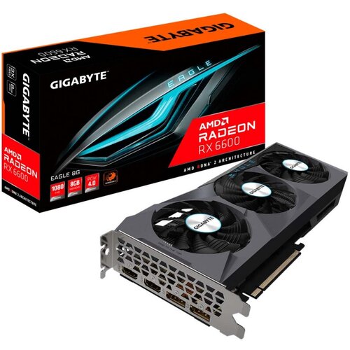 Видеокарта GIGABYTE AMD Radeon RX 6600 EAGLE GV-R66EAGLE-8G 3400000₽